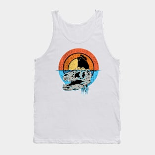 bear and dinosaur skull Tank Top